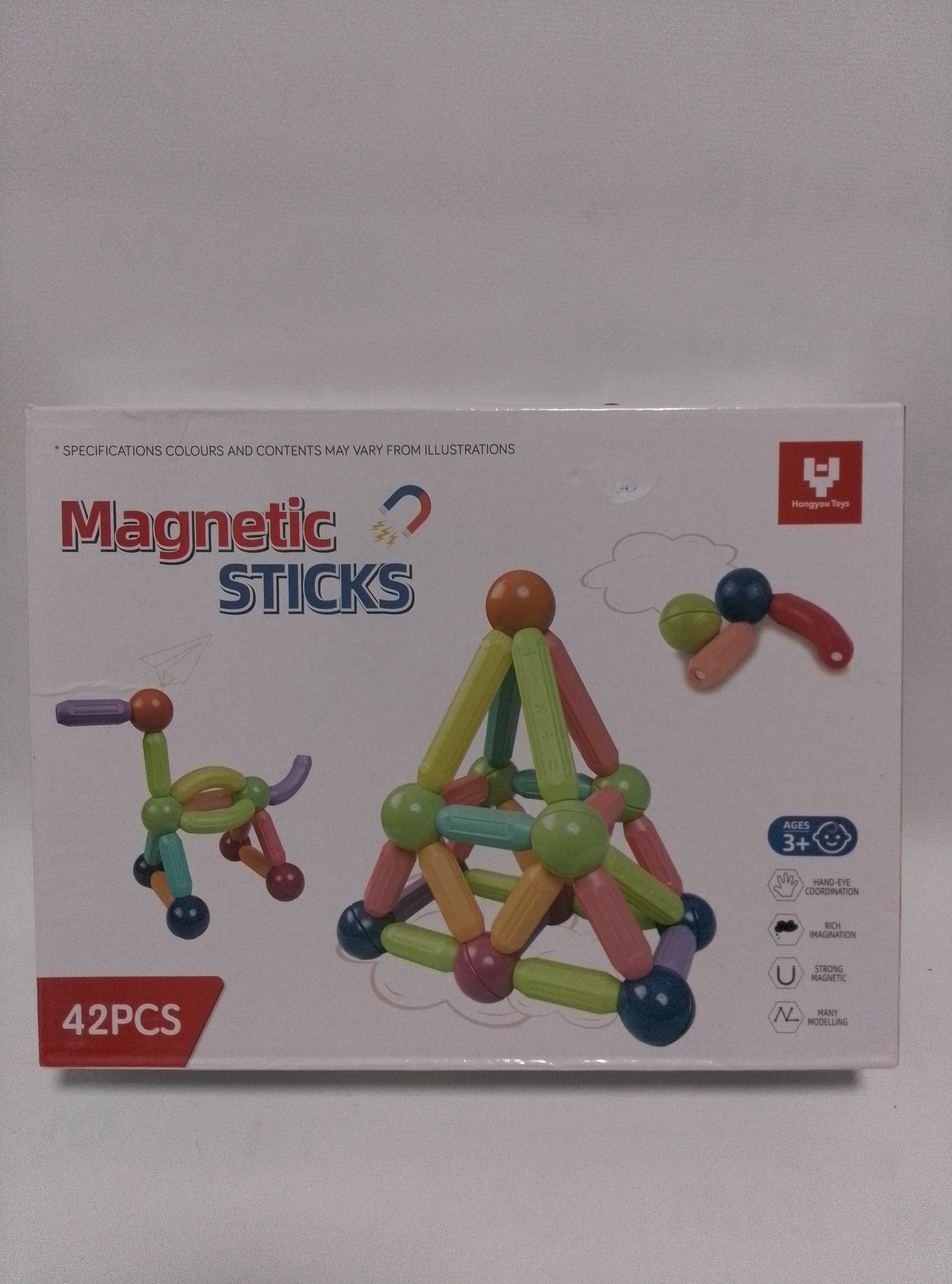 Magnetic Sticks – نسخة 42 قطعة
