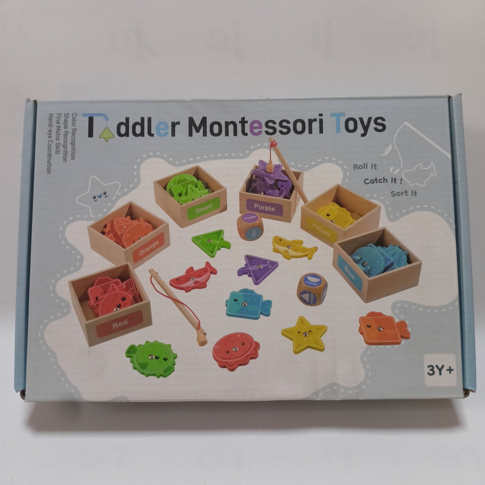 Montessori Fishing and Sorting Toy – لعبة الصيد والتصنيف مونتيسوري