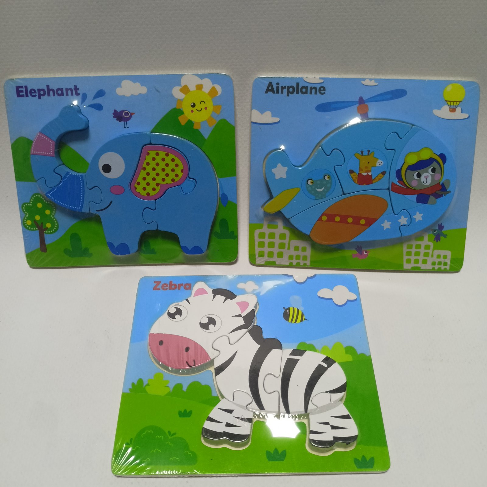 Wooden Jigsaw Puzzle - بازل خشبي للأطفال