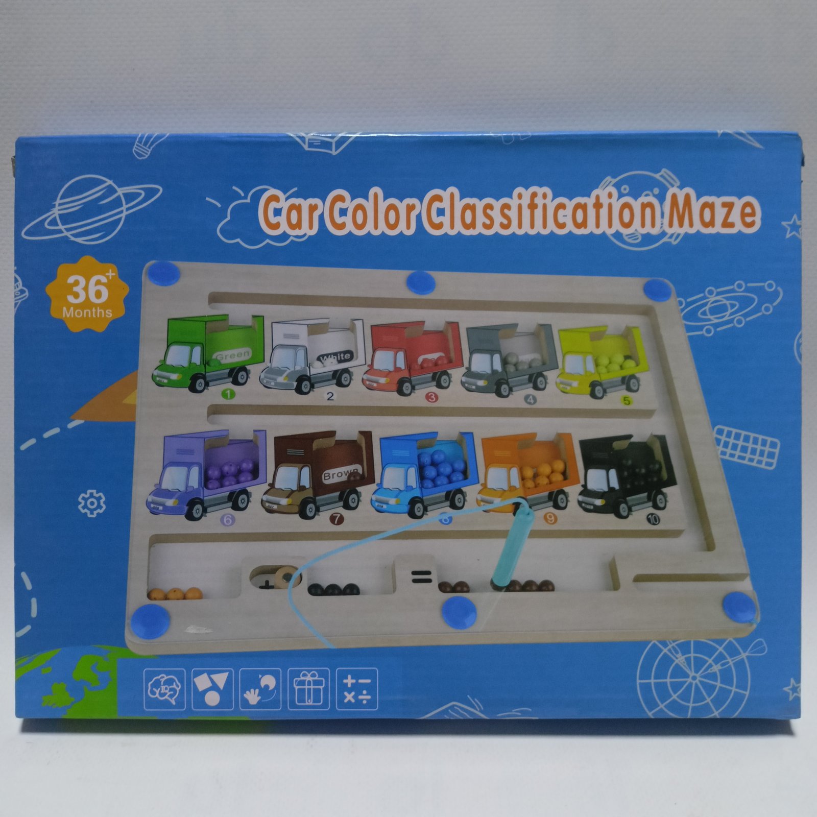 Car Color Classification Maze - متاهة تصنيف الألوان