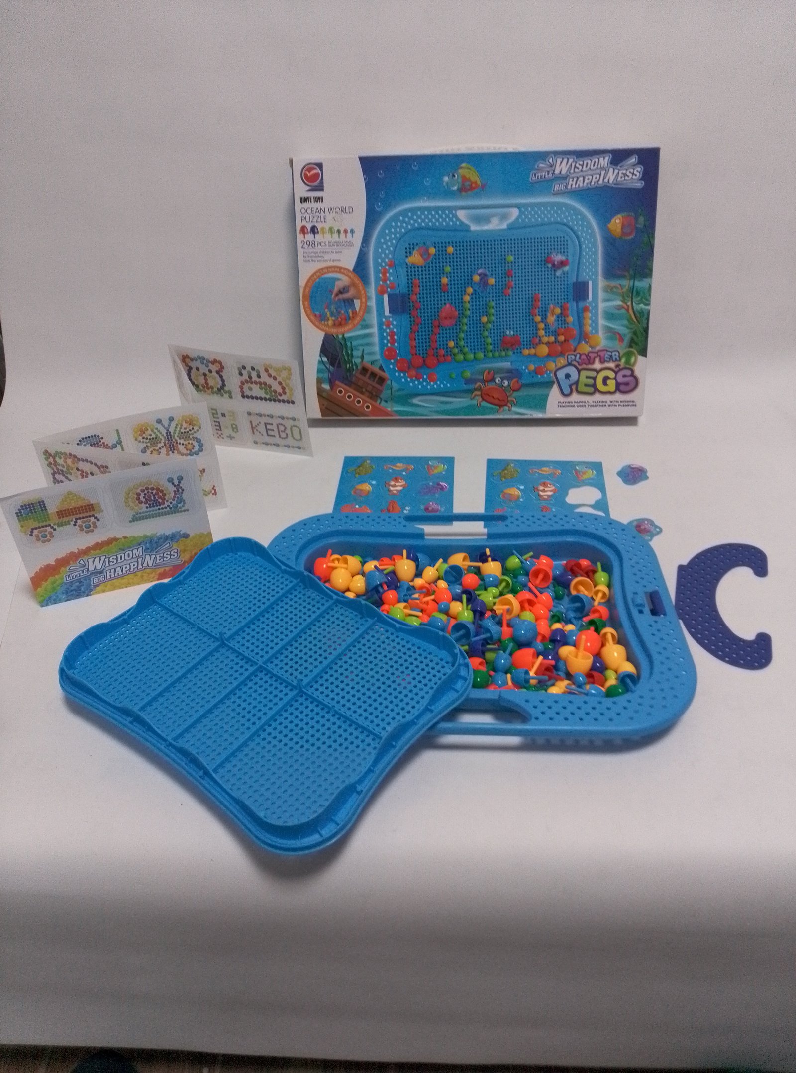 Little Wisdom Big Happiness – لوحة المسامير التعليمية